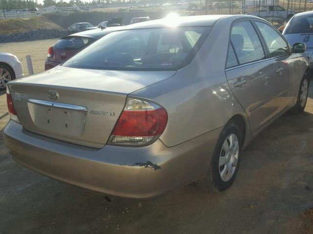 4T1BE32KX5U979550 - 2005 TOYOTA CAMRY LE BEIGE photo 4