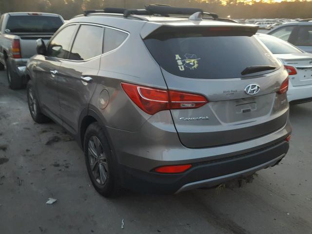 5XYZU3LB7GG336002 - 2016 HYUNDAI SANTA FE S GRAY photo 3