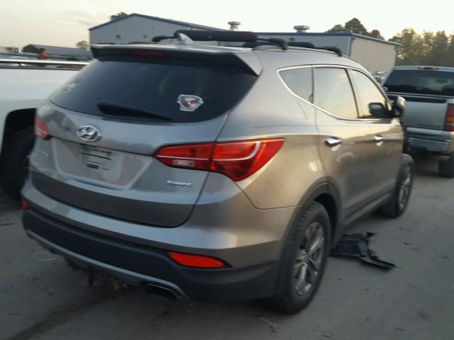 5XYZU3LB7GG336002 - 2016 HYUNDAI SANTA FE S GRAY photo 4