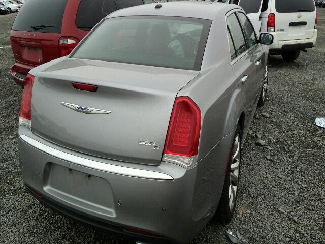 2C3CCAEG4GH238637 - 2016 CHRYSLER 300C SILVER photo 4