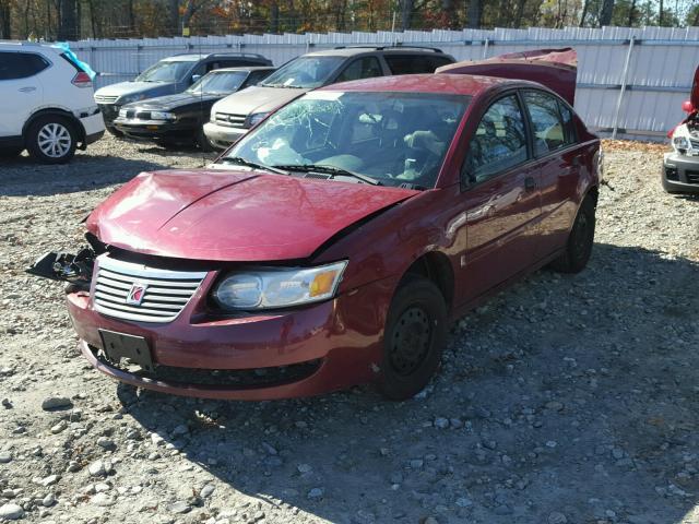 1G8AG52F85Z119247 - 2005 SATURN ION LEVEL RED photo 2