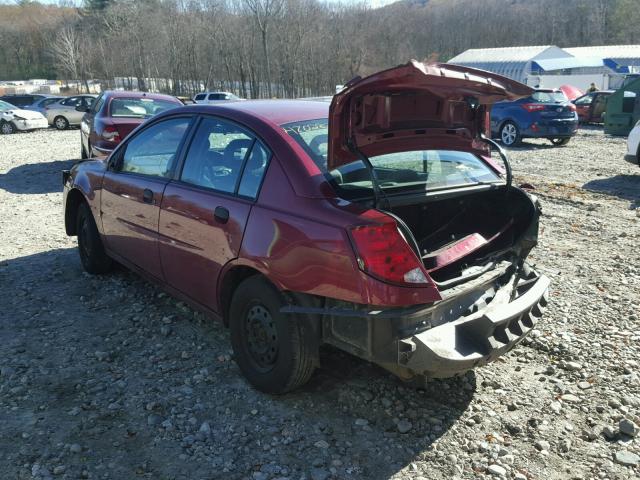 1G8AG52F85Z119247 - 2005 SATURN ION LEVEL RED photo 3