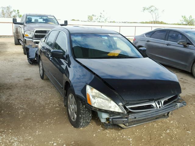 3HGCM56456G710106 - 2006 HONDA ACCORD LX BLUE photo 1