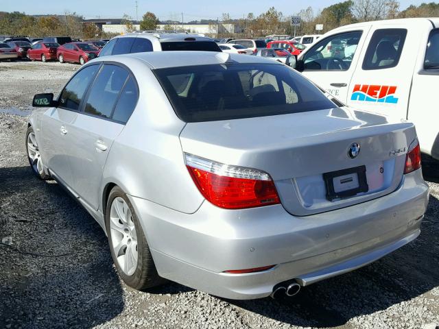 WBANW135X8CZ79891 - 2008 BMW 535 SILVER photo 3