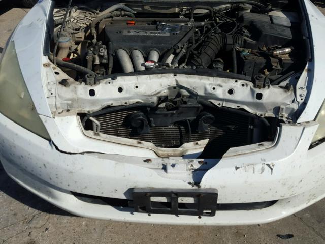 1HGCM56705A040102 - 2005 HONDA ACCORD EX WHITE photo 9