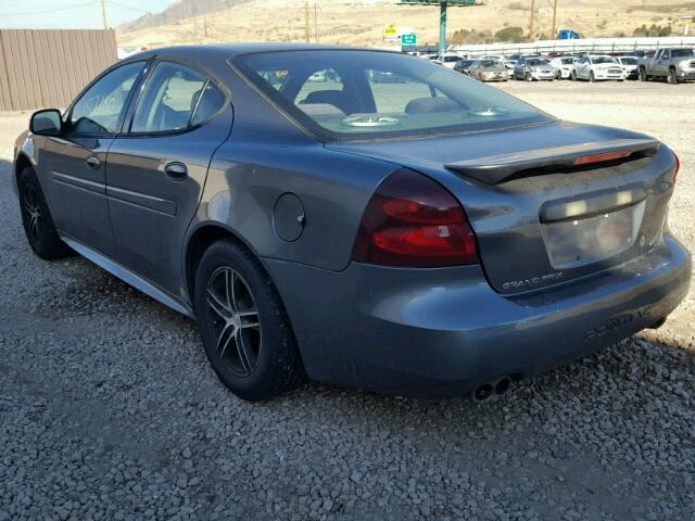 2G2WP522X41343429 - 2004 PONTIAC GRAND PRIX CHARCOAL photo 3