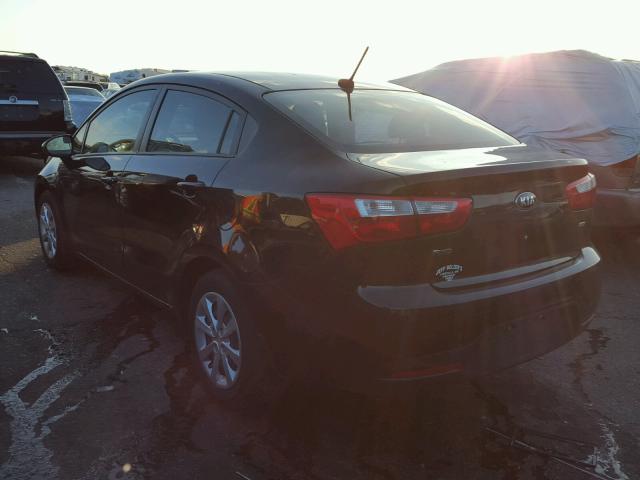 KNADM4A35D6216870 - 2013 KIA RIO LX Սև լուսանկար 3