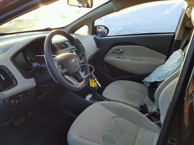 KNADM4A35D6216870 - 2013 KIA RIO LX Սև լուսանկար 5