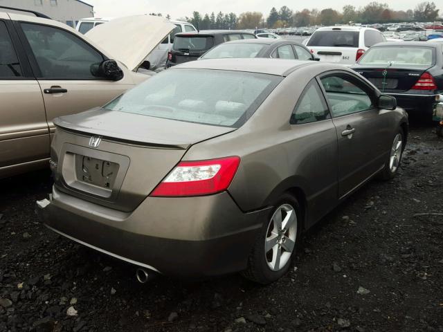 2HGFG12827H538317 - 2007 HONDA CIVIC EX ოქროსფერი ფოტო 4