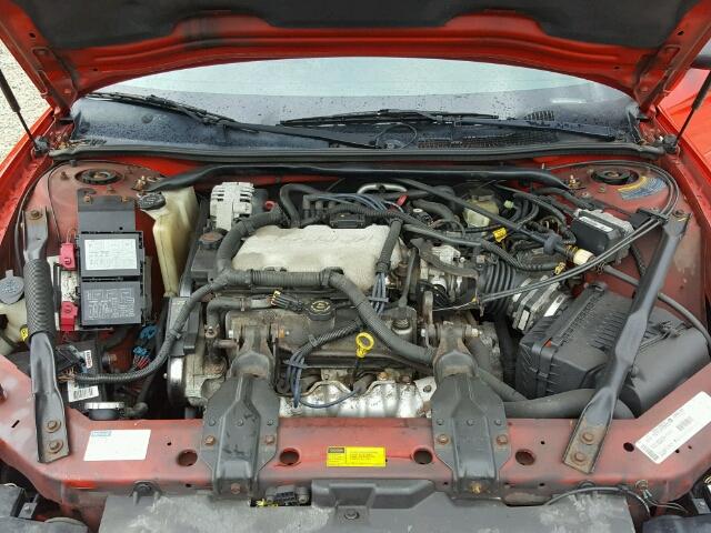 2G1WW12EX19270280 - 2001 CHEVROLET MONTE CARL წითელი ფოტო 7