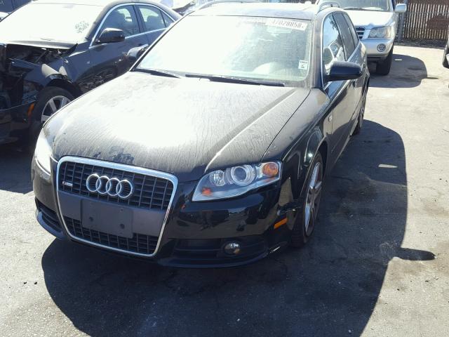 WAUKF78E68A013824 - 2008 AUDI A4 2.0T AV BLACK photo 2