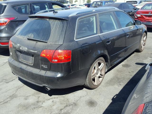 WAUKF78E68A013824 - 2008 AUDI A4 2.0T AV BLACK photo 4