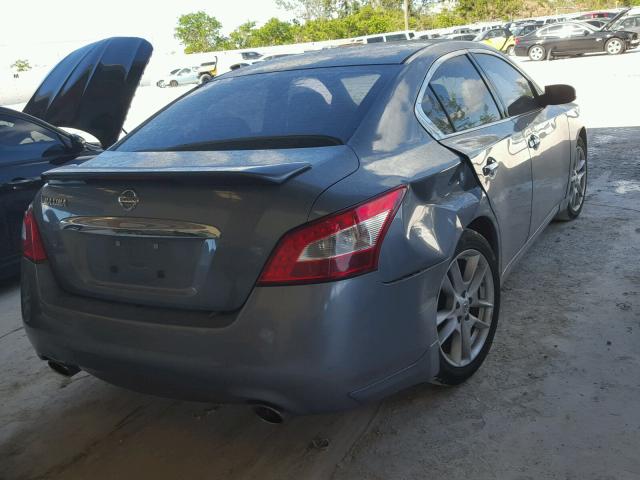 1N4AA5AP6BC802554 - 2011 NISSAN MAXIMA S BLUE photo 4