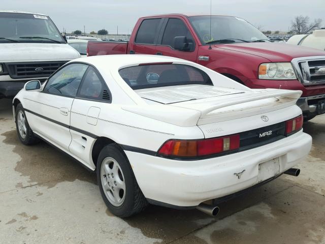 JT2SW21M2M0001380 - 1991 TOYOTA MR2 WHITE photo 3