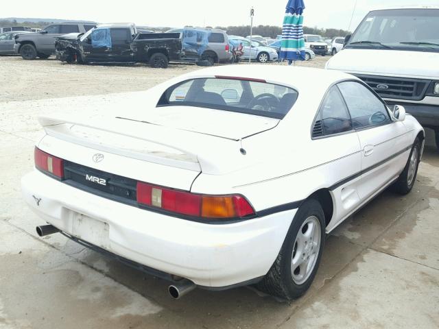 JT2SW21M2M0001380 - 1991 TOYOTA MR2 WHITE photo 4