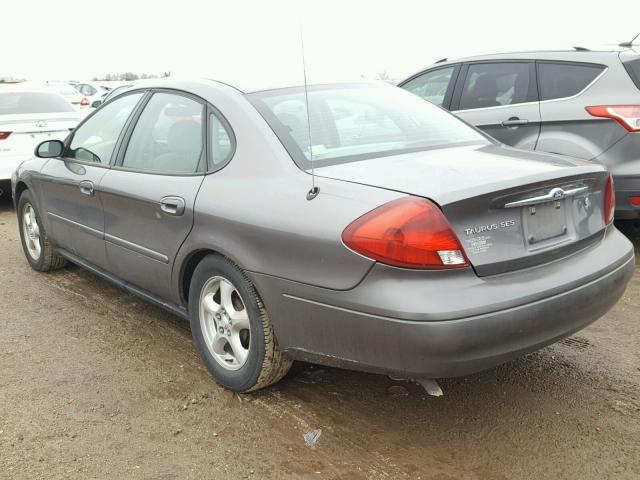 1FAFP55U12A115739 - 2002 FORD TAURUS SES GRAY photo 3