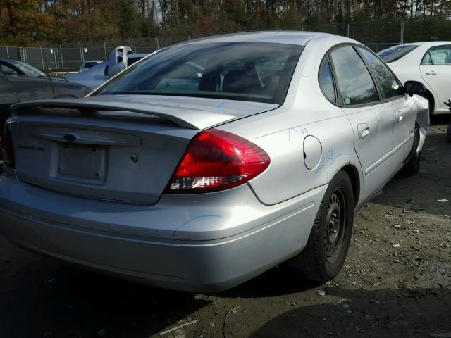 1FAFP53U84A151207 - 2004 FORD TAURUS SE SILVER photo 4