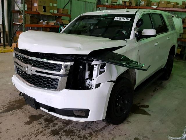 1GNLCDEC1GR241142 - 2016 CHEVROLET TAHOE POLI WHITE photo 2