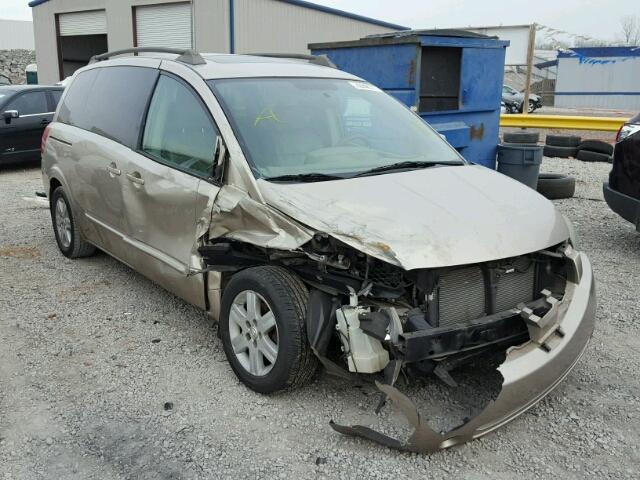 5N1BV28U25N111216 - 2005 NISSAN QUEST S TAN photo 1