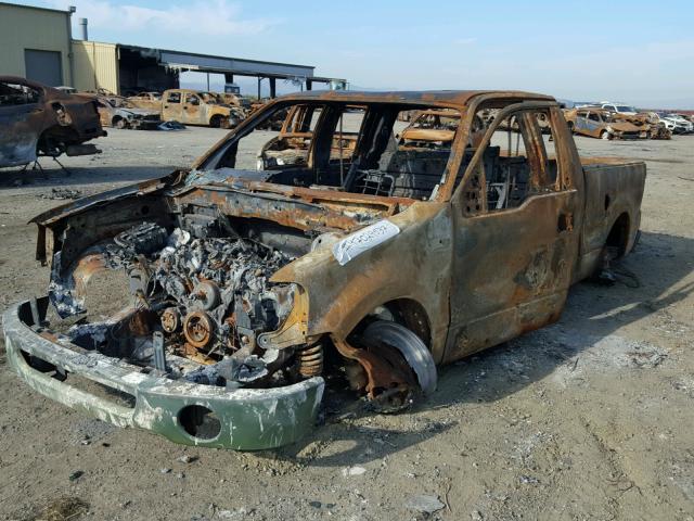 1FTPX125X6NA76703 - 2006 FORD F150 BURN photo 2