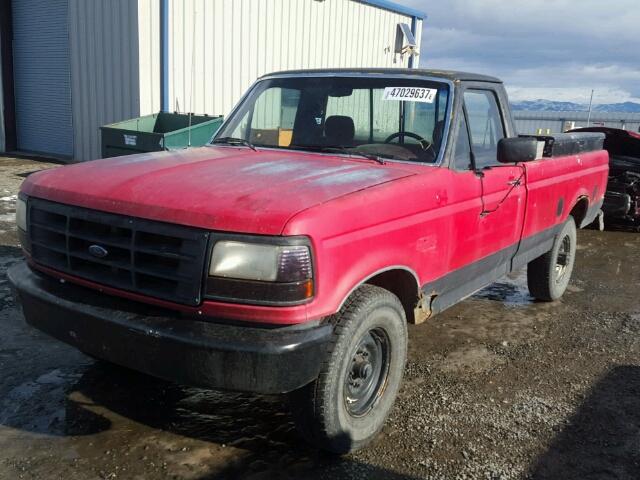 2FTHF25H9RCA38277 - 1994 FORD F250 RED photo 2
