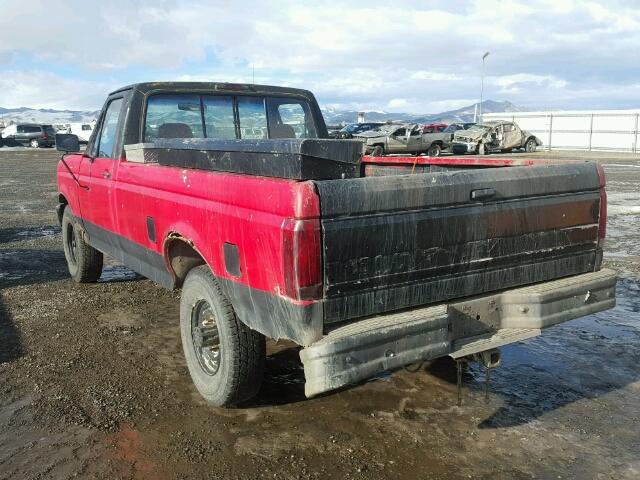 2FTHF25H9RCA38277 - 1994 FORD F250 RED photo 3