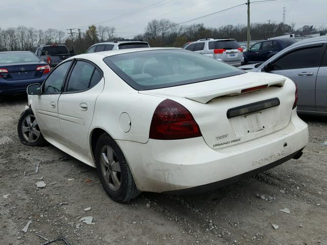 2G2WP522X51188477 - 2005 PONTIAC GRAND PRIX WHITE photo 3