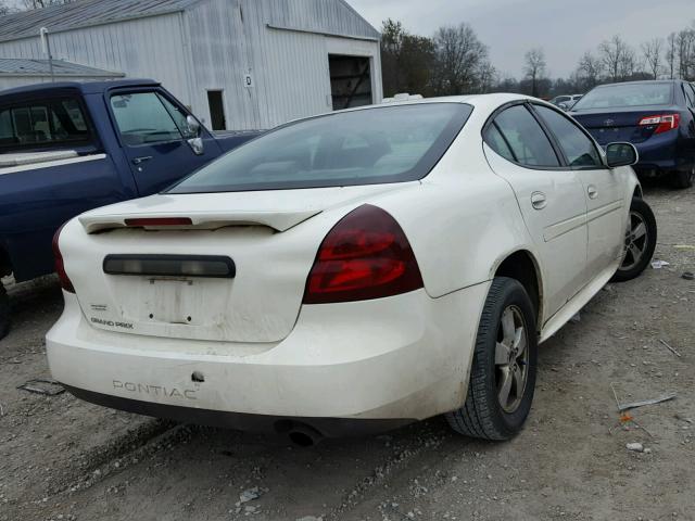 2G2WP522X51188477 - 2005 PONTIAC GRAND PRIX WHITE photo 4