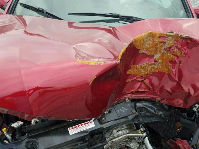 5NPEB4ACXDH763667 - 2013 HYUNDAI SONATA GLS RED photo 7