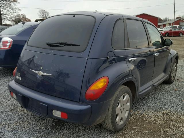 3C4FY58B35T502498 - 2005 CHRYSLER PT CRUISER BLUE photo 4