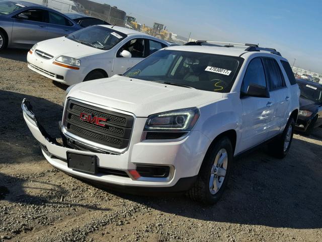 1GKKRNED6GJ186367 - 2016 GMC ACADIA SLE WHITE photo 2