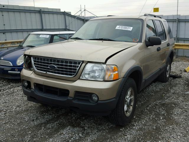 1FMZU73K73UA02130 - 2003 FORD EXPLORER X BEIGE photo 2