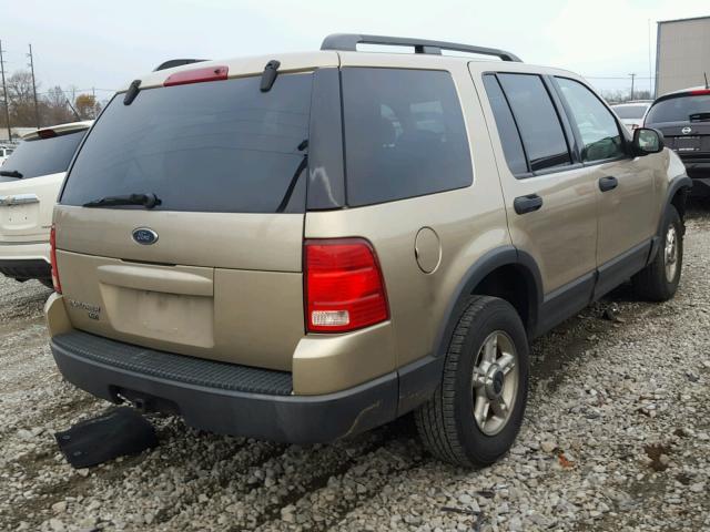 1FMZU73K73UA02130 - 2003 FORD EXPLORER X BEIGE photo 4