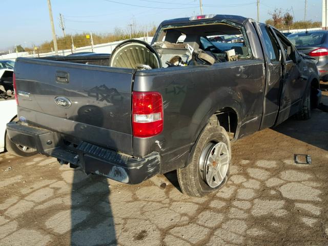 1FTRF14W37KB41685 - 2007 FORD F150 GRAY photo 4