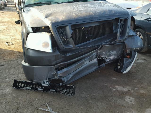 1FTRF14W37KB41685 - 2007 FORD F150 GRAY photo 9