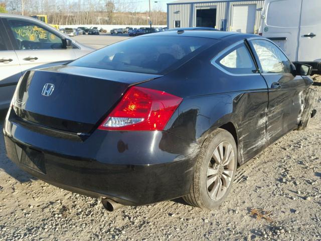 1HGCS1B8XCA011751 - 2012 HONDA ACCORD EXL BLACK photo 4