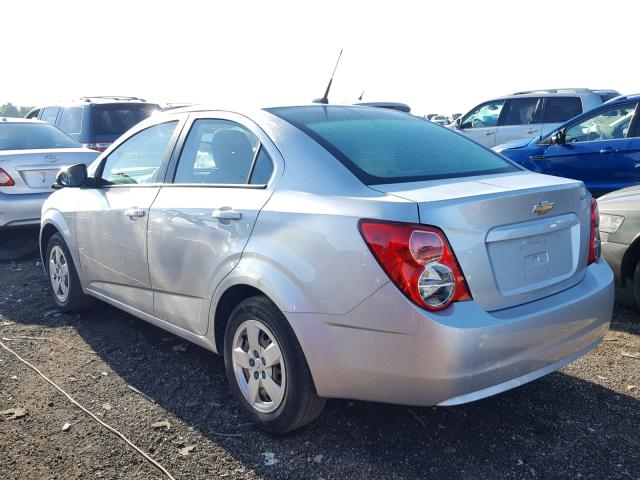 1G1JA5SH1D4195681 - 2013 CHEVROLET SONIC LS 银色 照片 3