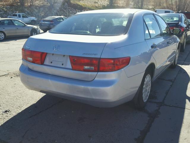 1HGCM56195A112667 - 2005 HONDA ACCORD DX SILVER photo 4