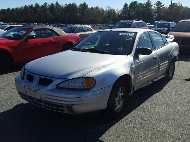 1G2NF52F22C276608 - 2002 PONTIAC GRAND AM S SILVER photo 2