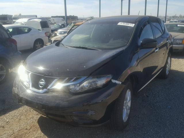 JN8AZ1MU4CW117826 - 2012 NISSAN MURANO S BLACK photo 2