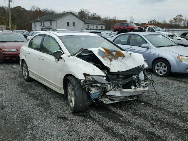 1HGFA16898L050837 - 2008 HONDA CIVIC EX WHITE photo 1