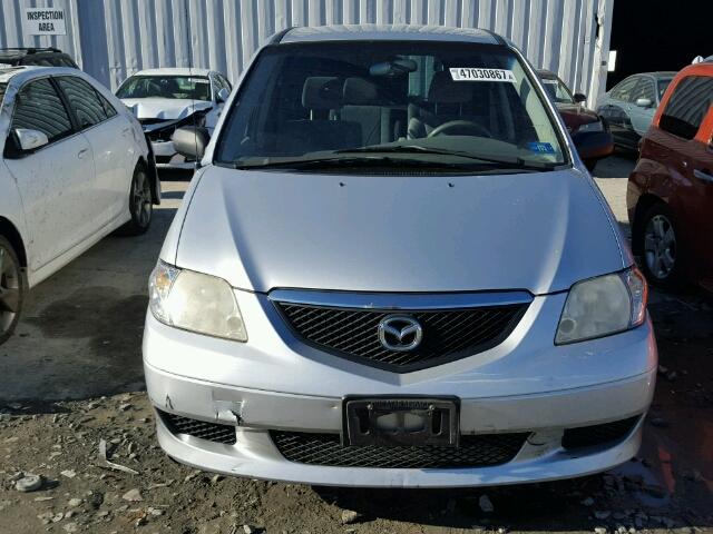 JM3LW28A530378413 - 2003 MAZDA MPV WAGON SILVER photo 9