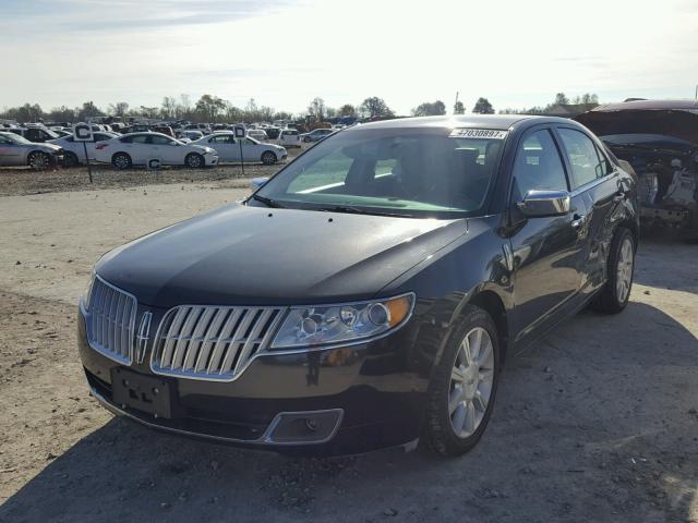 3LNHL2GC0AR750386 - 2010 LINCOLN MKZ BLACK photo 2