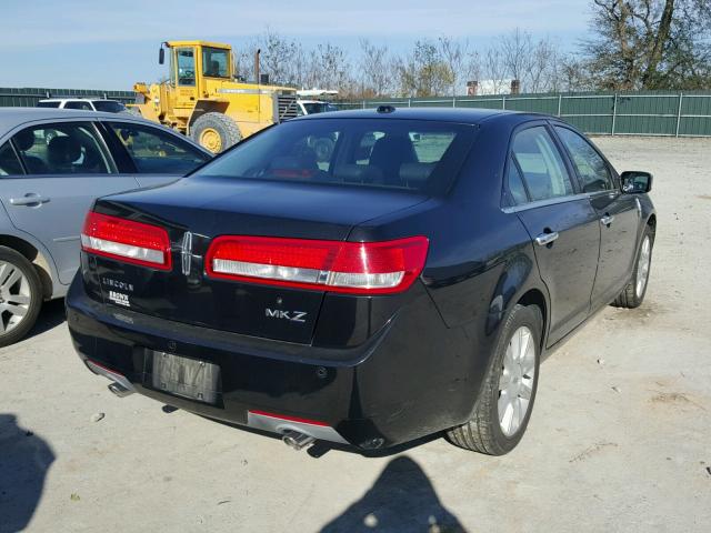 3LNHL2GC0AR750386 - 2010 LINCOLN MKZ BLACK photo 4