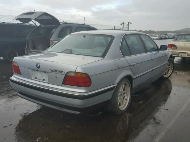 WBAGJ8326VDM03890 - 1997 BMW 740 IL SILVER photo 4