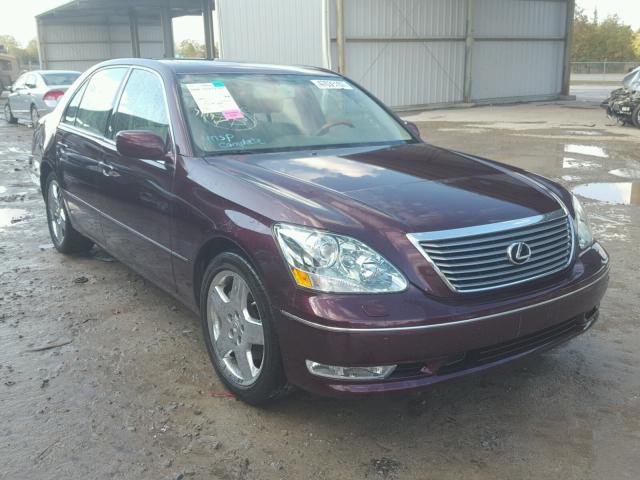 JTHBN36F350175422 - 2005 LEXUS LS 430 MAROON photo 1