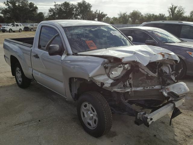 5TFNX4CNXDX025677 - 2013 TOYOTA TACOMA SILVER photo 1