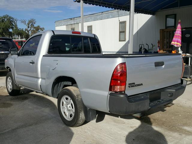 5TFNX4CNXDX025677 - 2013 TOYOTA TACOMA SILVER photo 3