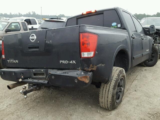 1N6BA0EC2CN304587 - 2012 NISSAN TITAN S BLACK photo 4