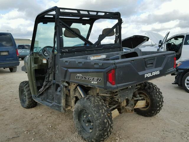 4XAUH9EA4EB169862 - 2014 POLARIS RANGER 900 GREEN photo 3